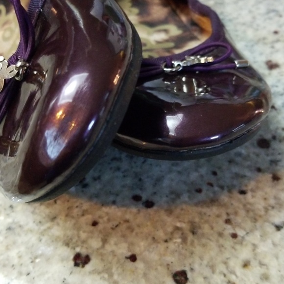 Sam Edelman Fiona Purple Ballet Flats Girls 3M - Picture 7 of 8